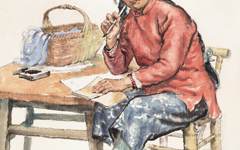 《学文化》张漾兮中国画作品