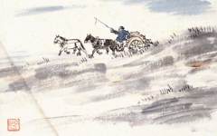 《晚成庐藏书画集锦26》赵望云中国画高清作品