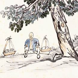 《晚成庐藏书画集锦17》赵望云中国画艺术作品欣赏