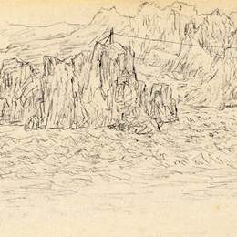 《三门峡写生11》赵望云中国画艺术作品