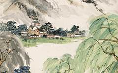 《西湖之春山水之一》张漾兮中国画高清作品欣赏