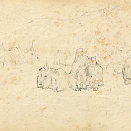 《三门峡写生33》赵望云中国画艺术作品欣赏