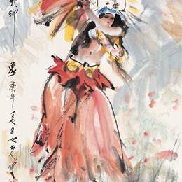 《夏威夷印象》杨之光中国画作品欣赏