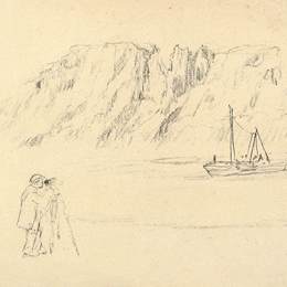 《三门峡写生19》赵望云中国画艺术作品欣赏