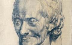 《伏尔泰》秦宣夫素描作品欣赏