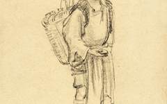 《小搬运工》张漾兮素描作品