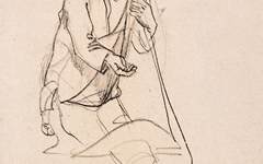 《乞丐》张漾兮素描艺术作品欣赏