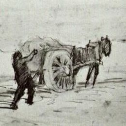 《装车的男人》梵高(Van Gogh)高清