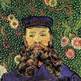 《邮差约瑟夫·鲁林》梵高(Van Gogh)艺术作品高清