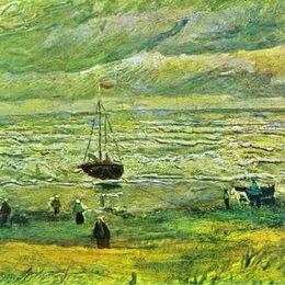 《席凡宁根海岸》梵高(Van Gogh)艺术高清