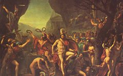 《莱昂尼达斯在塞莫皮莱》达维特(大卫David)艺术高清