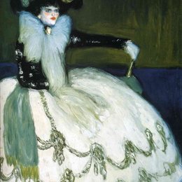 《穿蓝衣服的女子》毕加索欣赏高清