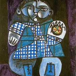 《玩球的克劳德》毕加索高清