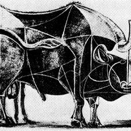 《公牛》毕加索作品欣赏