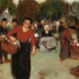 《公园》毕加索高清作品