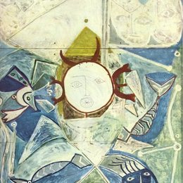 《尤利西斯和海妖》毕加索高清作品