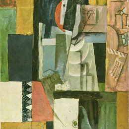 《男子和吉他》毕加索高清