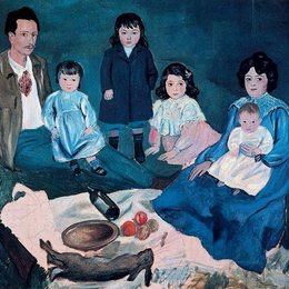 《索勒一家》毕加索艺术高清