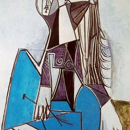 《西尔维特&middot;大卫》毕加索高清作品