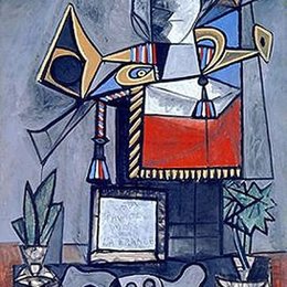 《阿尔及利亚女子》毕加索欣赏高清