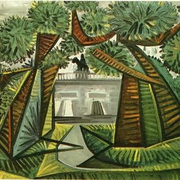 《杜&middot;韦尔&middot;加兰特广场》毕加索作品欣赏高清