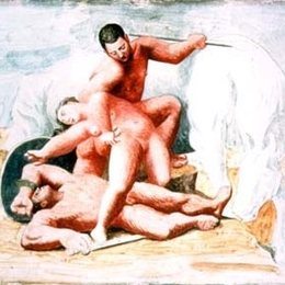 《绑架女子》毕加索高清作品