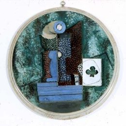 《烟斗和扑克牌》毕加索高清