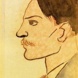 《自画像》毕加索高清作品