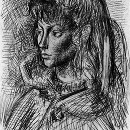 《西尔维特&middot;大卫》毕加索高清作品