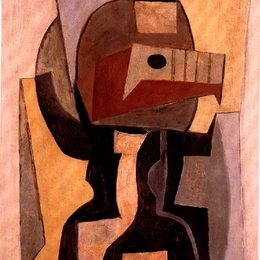 《吉他底座》毕加索艺术作品高清