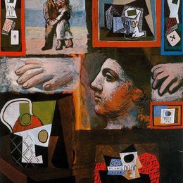 《画室》毕加索高清艺术作品