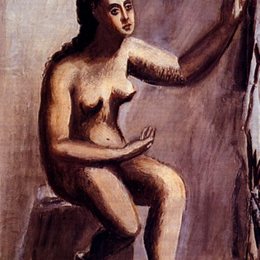 《坐着的女子》毕加索