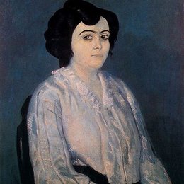 《索勒夫人》毕加索高清欣赏