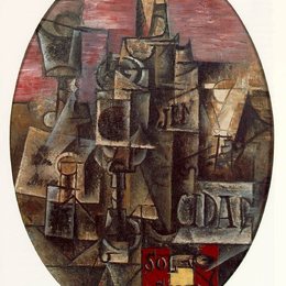 《西班牙静物》毕加索高清欣赏