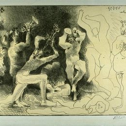 《牧神之舞》毕加索作品欣赏