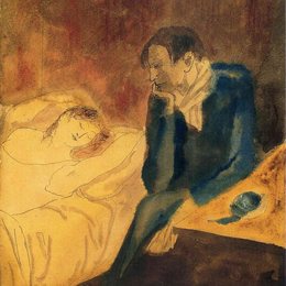 《睡觉的女人（沉思）》毕加索作品欣赏