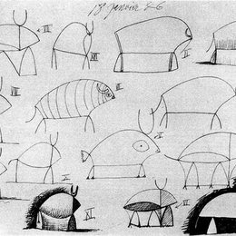 《公牛》毕加索高清欣赏