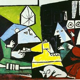 《拉斯维加斯&middot;梅尼纳斯（委拉斯开兹）》毕加索高清欣赏