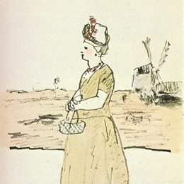 《荷兰运河岸边》毕加索