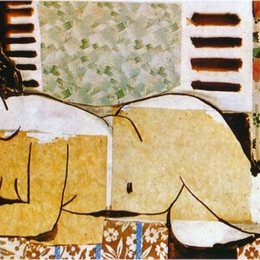 《侧卧着的裸女》毕加索欣赏高清