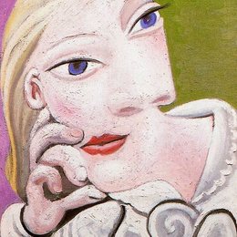 《思考的玛丽&middot;泰蕾兹》毕加索欣赏高清