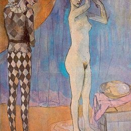 《小丑一家》毕加索高清