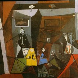 《拉斯维加斯&middot;梅尼纳斯（委拉斯开兹）》毕加索作品欣赏高清