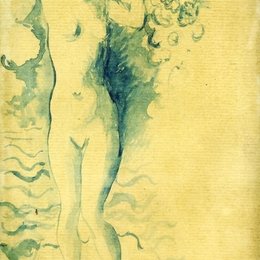 《维纳斯和丘比特》毕加索高清艺术作品