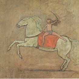《骑马的女子》毕加索