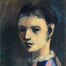 《小丑头像》毕加索欣赏高清