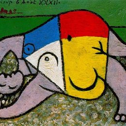 《沙滩上的女子》毕加索作品欣赏