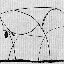 《公牛》毕加索作品高清