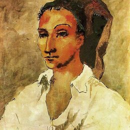 《西班牙男子》毕加索高清