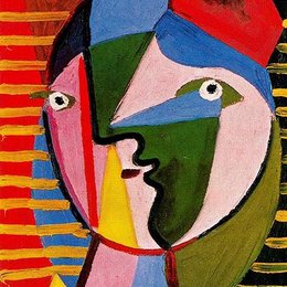 《向右转身的女子》毕加索作品欣赏高清